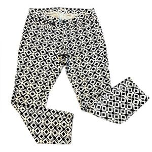 J.Crew Stretch Geo‎ Print Skinny Jeans – Size 29